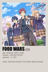Food Wars By Yasemin Bali Anime Reccomendations Anime Films Anime