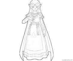 37+ princess zelda coloring pages for printing and coloring. Princess Zelda Coloring Pages To Print Coloring4free Coloring4free Com