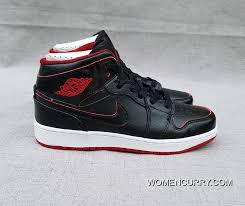 Jordan 1 Mid White Black Gym Red Gs Pin On ӄɨƈӄֆ ɢօɨռ ƈʀǟʐʏ