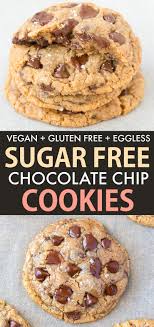 A fun diabetic cookie recipe chocolate and vanilla swirl cookies. Vegan Sugar Free Chocolate Chip Cookies Gluten Free The Big Man S World