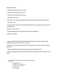 Contoh soal penyusunan laporan keuangan proforma kumpulan contoh laporan. Kumpulan Pertanyaan