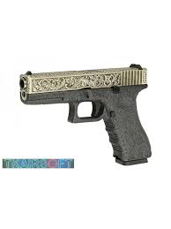 · designed with serrations on the slide to assist in racking the airsoft pistol. Tkairsoft Online Shop We G17 Classic Floral Pattern Bk With Upc Display Case