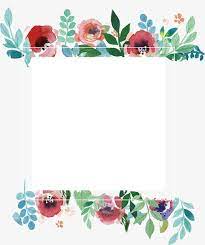 Watercolor Flower Frame Watercolor Flower Frame Watercolor Vector Png Transparent Clipart Image And Psd File For Free Download Flower Frame Watercolor Flowers Free Watercolor Flowers