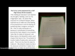 Youtube How To Write An Artist Statement For Kids Saferbrowser Yahoo Video Search Results Artist Statement Writing Statement