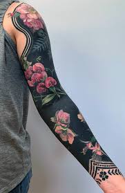 These are quite unique and usually very stylish. Delicate Flowers Blossom From Inky Black Backgrounds In Esther Garcia S Stylized Botanical Tattoos Colossal