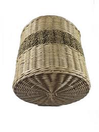 Anyaman dibuat dengan cara : Tokuniku Kerajinan Tangan Rotan Pot Motif Sigress 33x33x38cm