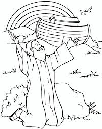 This is also a great story for children to learn about god's promises, as after the flood. Noah Coloring Page Free Novocom Top