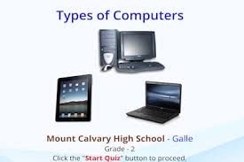 Students learn to use the available tools to best answer the math questions. Types Of Computers Information And Quiz For Grade 2 Educational Games For Kids