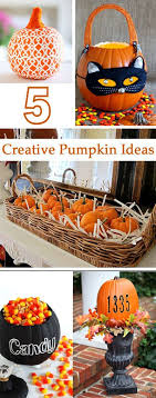 5 Creative Pumpkin Ideas Fall Halloween Decor Pumpkin Decorating Creative Pumpkin Decorating