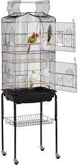 Pet shops near me that sell birds pet s gallery. Buy Yaheetech 64 Inch Open Top Standing Medium Small Parrot Parakeet Bird Cage With Rolling Stand For Lovebirds Finches Canaries Parakeets Cockatiels Budgie Parrotlet Conures Pet Flight Bird Cage Birdcage Online In Turkey