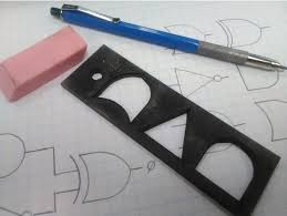 A Stencil For Drawing Basic Logic Gate I Looked Online And Could Not Find A Stencil For Making Gates Thi Electrical Engineering Projects Logic Logic Problems
