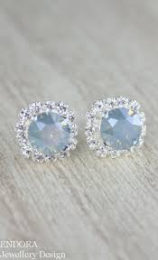 Dusty Blue Earrings Dusty Blue Wedding Dusty Blue Dusty Etsy Blue Wedding Jewelry Bridal Earrings Blue Crystal Earrings