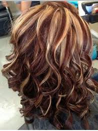 Brown hair with blonde highlights is a hair lightening technique that paints blonde on strands of a brown base. Love The Colors The Curls Spring Hair Color Hair Styles Hair Color Dark