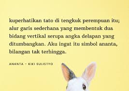 Maaf mau tanya puisi nya manaa?? Ananta Basabasi Co