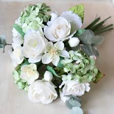 Learn how to craft your own bouquet to transform these flowers into a bouquet, i added stems to the gardenia and ranunculus blooms and their leaves. Paper Wedding Bouquets Paper Flowers For Bridal Bouquets