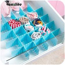 How to organize your dresser. Vanzlife Diy Thickened Storage Partitions 4 Slices Drawer Divider Plat Dondepiso