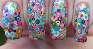 The Most Detailed Dotticure I Ve Ever Seen Based On An Omar Chacon Painting Crazy Nail Art Dot Nail Art Nail Art Inspiration