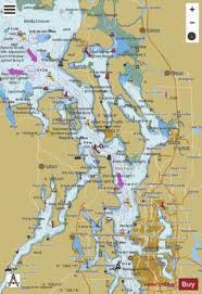 Puget Sound Northern Part Marine Chart Us18441_p1689