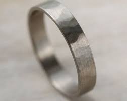 Hammer Textured Narrow Men S Wedding Band 4mm Or 5mm Wide 1mm Thick Gold Or Palladium Recycled Eco Rings For Men Ethical Wedding Rings Mens Wedding Bands