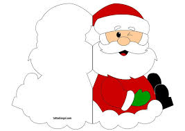 Biglietto Di Natale Con Santa Claus Tutto Disegni Biglietti Di Natale Cartoline Di Natale Fatti A Mano Bambini Di Natale