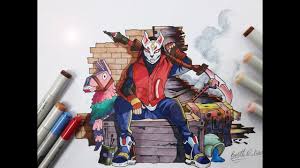 How To Draw Drift Drawing Drift Legendary Skin Step By Step Tutorial Drawings Cartoon Illustration Copic Sketch