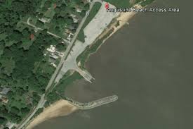 Delaware river boat launch map. Augustine Beach Delaware Surf Fishing Com