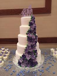 Lavendar theme wedding cake images. Wedding Sugarplum Cake Shoppe