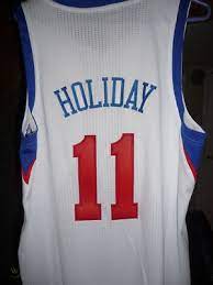 Jrue holiday grając tyle samo meczy i minut notował 4.86 straty oraz 6.6 asysty. Authentic Sixers Jrue Holiday Jersey Xl 137706583
