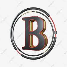 C4d Cool Black Red Gold Three Dimensional Letter B Decoration C4d 3d Cool Png Transparent Clipart Image And Psd File For Free Download Lettering Letter B Clip Art