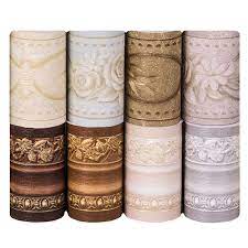 Living room borders in paint & wall covering supplies. Waterproof Self Adhesive Living Room Bathroom Vintage Wallpaper Borders Wall Stickers 5m Length Baseboard Waistline Border Buy At The Price Of 7 99 In Aliexpress Com Imall Com