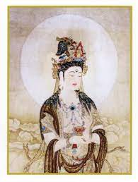 goddess kuan yin hand embellished card etsy kuan yin card art art