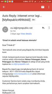 Klik disini untuk info lebih lanjut. Buruknya Pelayanan Myrepublic Indonesia Media Konsumen