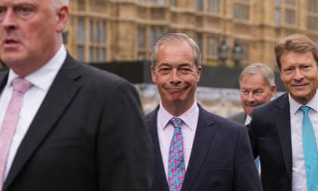 In Reform UK's power struggle, Farage takes on unusual role of moderate voice | Reform UK | The Guardian