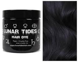 How does temporary hair dye work? Eclipse Black Hair Dye Lunar Tides