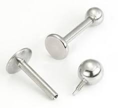 Painful Pleasures Jl111 16g Int 16g Internally Threaded Steel Labret Stud Flat Back Disc Sale Reviews Labret Studs Body Jewelry Nose Jewelry