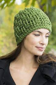 Ravelry Basketweave Hat Pattern By Anna R Simonsen Crochet Hats Chunky Crochet Hat Pattern