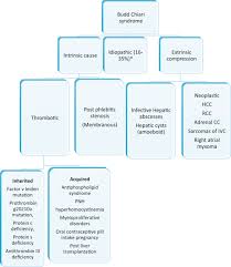 Role Of Radiological Imaging And Interventions In Management Of Budd Chiari Syndrome Clinical Radiology