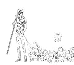 one piece trafalgar law トラファルガー ロー トラファルガー onepiece イラスト