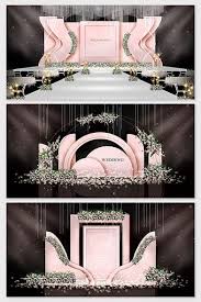 Pink Small Fresh And Beautiful Wedding Renderings Decors 3d Models Psd Free Download Pikbest Latar Belakang Pernikahan Tempat Pernikahan Dekorasi Perkawinan