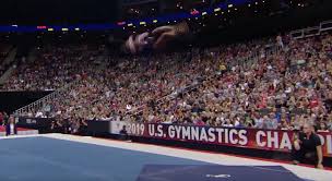 Simone Biles Is Impossible Becomes First Female Gymnast To Land Triple Double In Floor Exercise Simone Biles Floor Workouts Female Gymnast