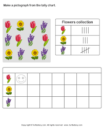 Created with snap created with snap created with snap. Make Pictograph Of Flowers Collection Worksheet Turtle Diary