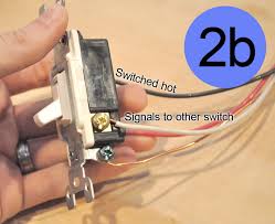 The feed wire (the hot wire coming from the service panel) runs to the switch before it goes to the fixture. How To Convert A Regular Switched Circuit To A 3 Way