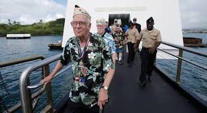 Naval base at pearl harbor on oahu island, hawaii, by the japanese on december 7, 1941, which precipitated the entry of the united states into. Fewer Veterans To Remember Pearl Harbor Day The New York Times