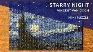 Since 1941 it has been in the permanent collection of the museum of modern art in new york city. Time Lapse Starry Night Vincent Van Gogh Mini Puzzle 150 Pieces Youtube