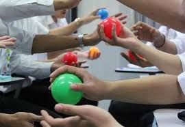 Online team building lunch and learn. Ball Point Game Introducing Agile By The Fun Way Plays In Business