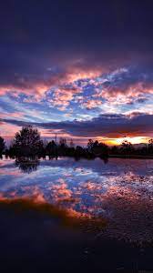 Mountain and forest, digital art. Ultra Hd Sunset Wallpaper Iphone