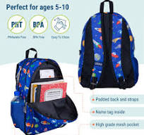 Wildkin per Bambini Spazio Zaino, Multi-Colore