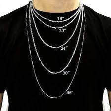 This is the wrist size. Necklace Size Chart Eve S Addiction