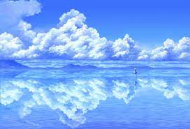 Reflection Computer Wallpapers Desktop Backgrounds 1389x946 Id 452136 Anime Backgrounds Wallpapers Anime Background Anime Scenery Wallpaper