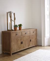 Padang Sideboard Natural Light Reclaimed Teak Eastern Inspired Hand Crafted Dining Room Furniture Furniture Kitchen Furniture Design Large Wooden Sideboard